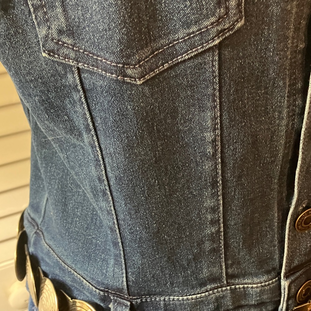 Fashion Nova Classic Blue Denim Jumpsuit - Picture 8 of 15